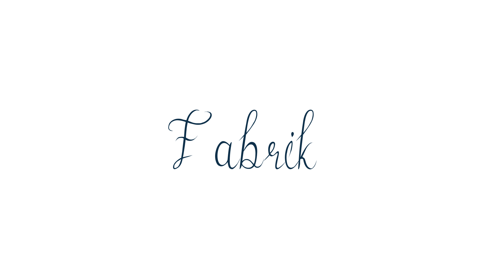 Fabrik (fabrik-4), script calligraphy fancy decorative font preview
