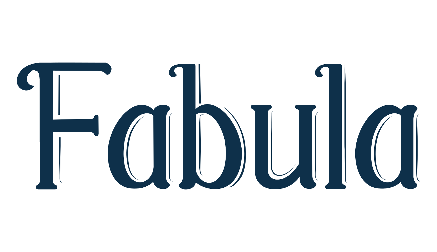 Fabula, fancy retro decorative font preview