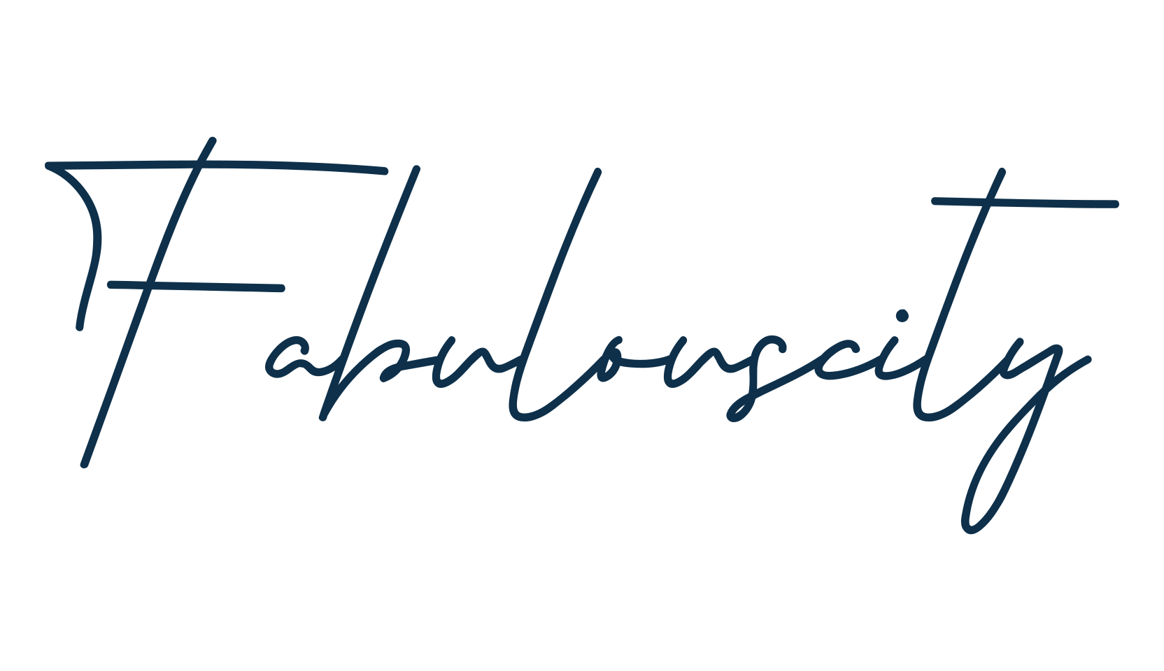 Fabulouscity, script handwritten fancy decorative calligraphy font preview