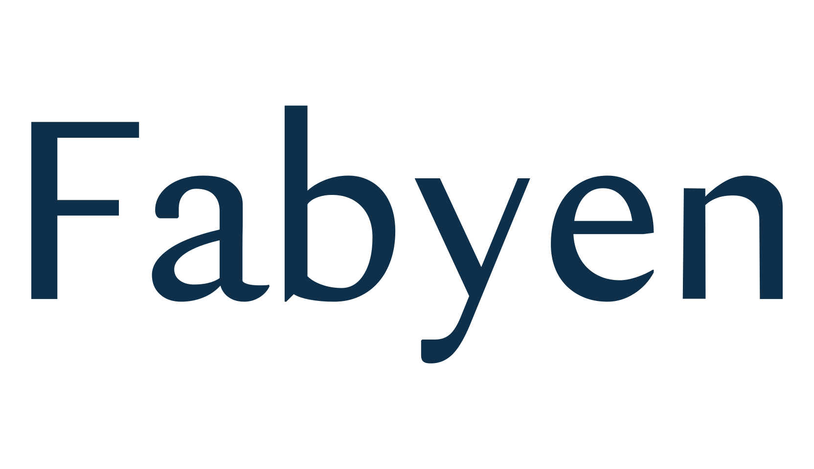 Fabyen, sans serif font preview