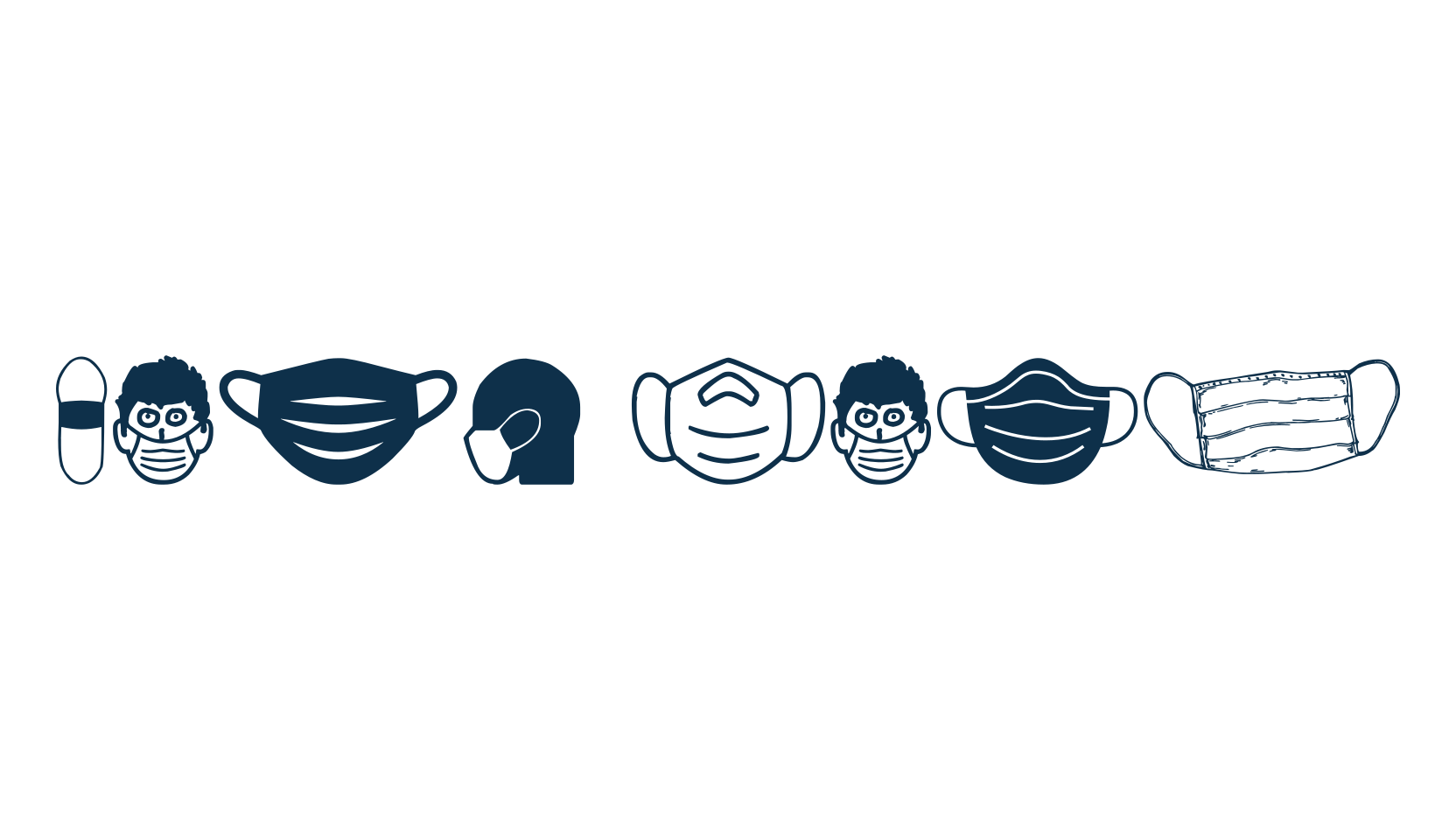 Face Mask, fancy decorative font preview