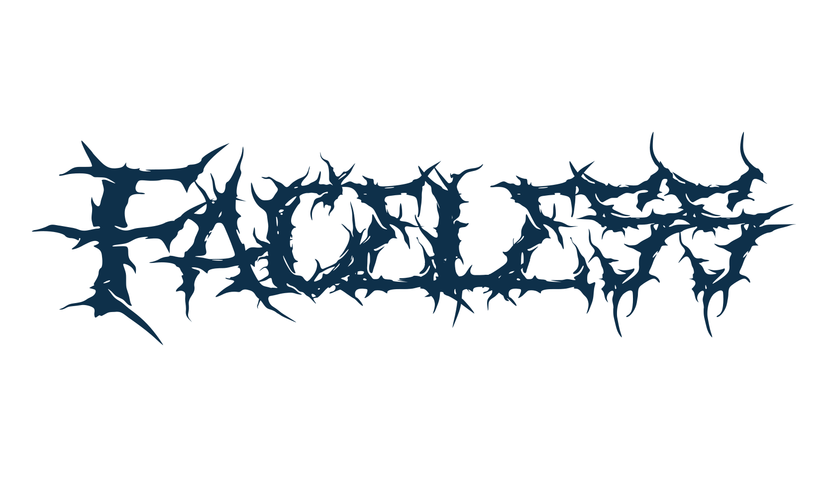 Faceless, halloween font preview