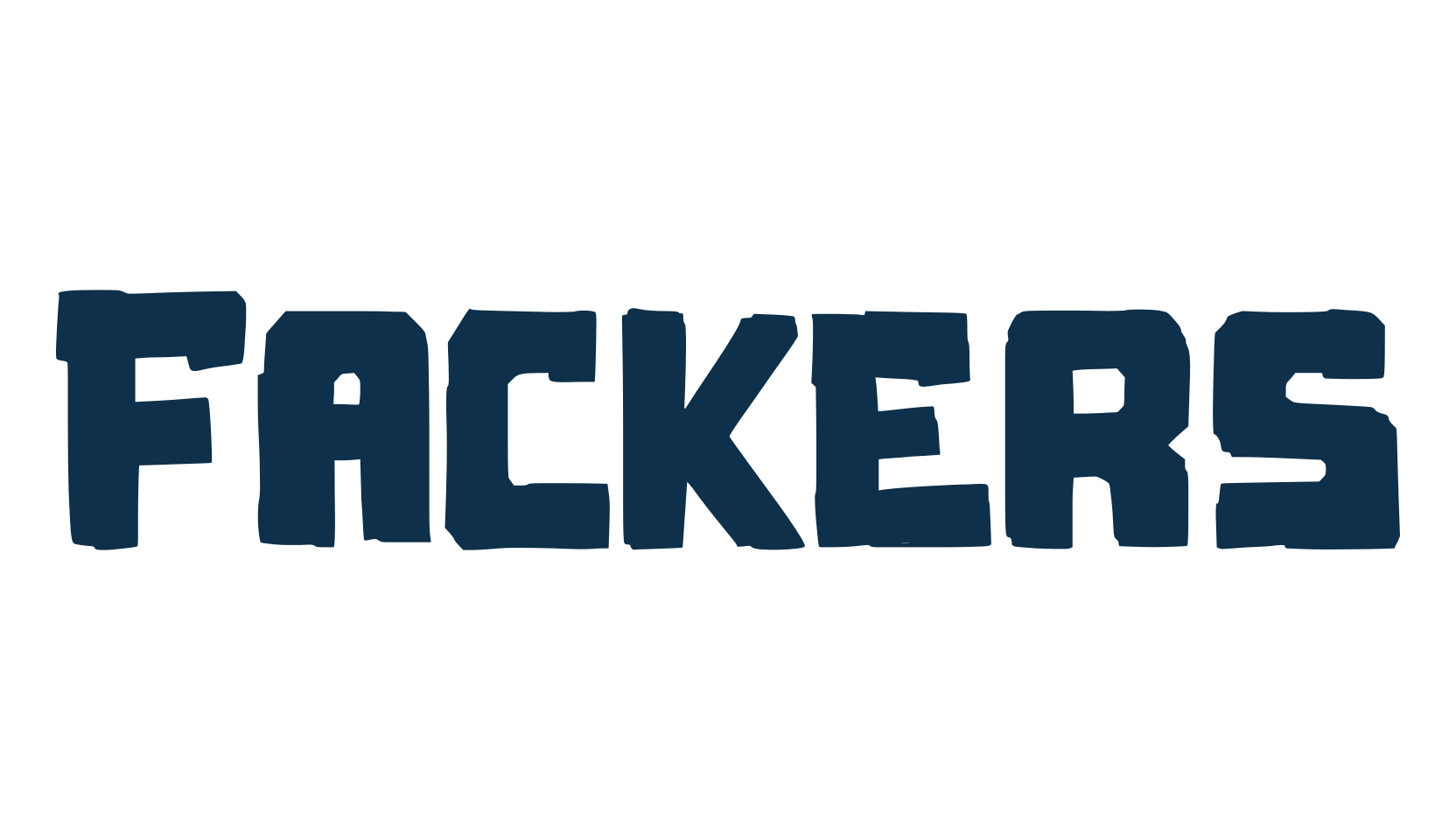 Fackers, fancy cartoon decorative font preview