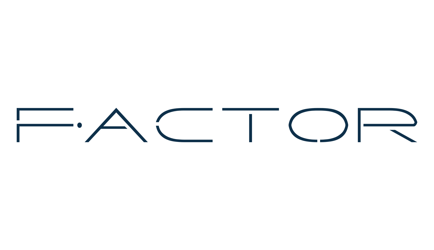 Factor, techno sci-fi font preview