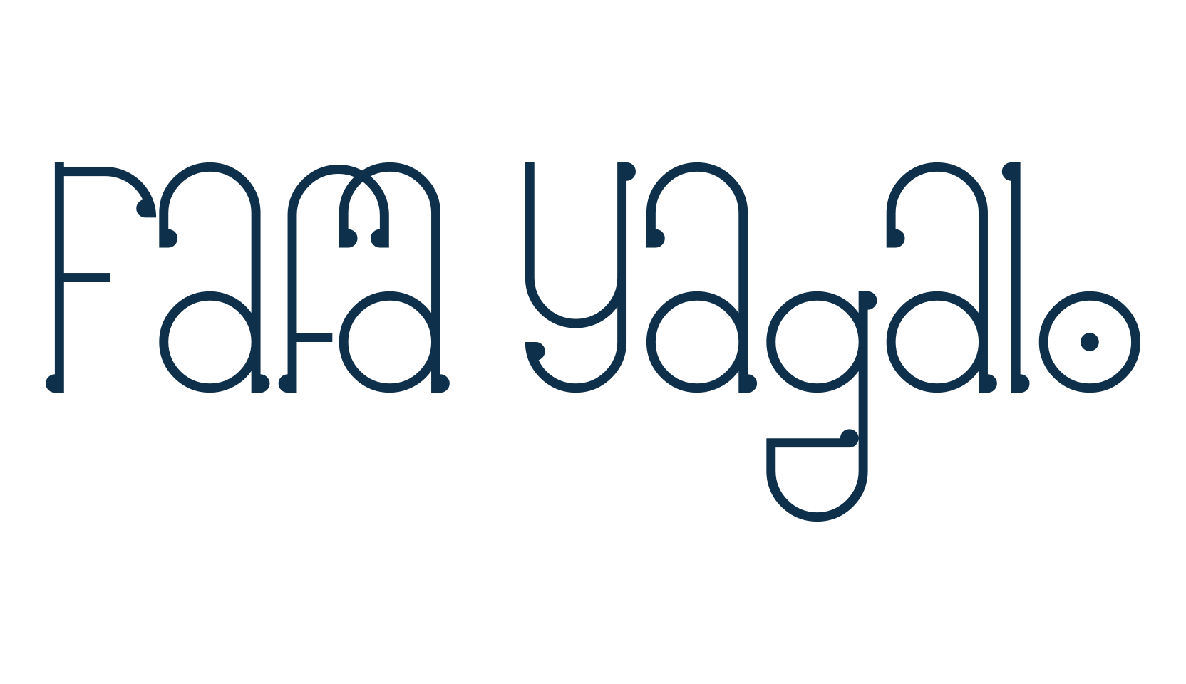 Fafa Yagalo, fancy various decorative font preview