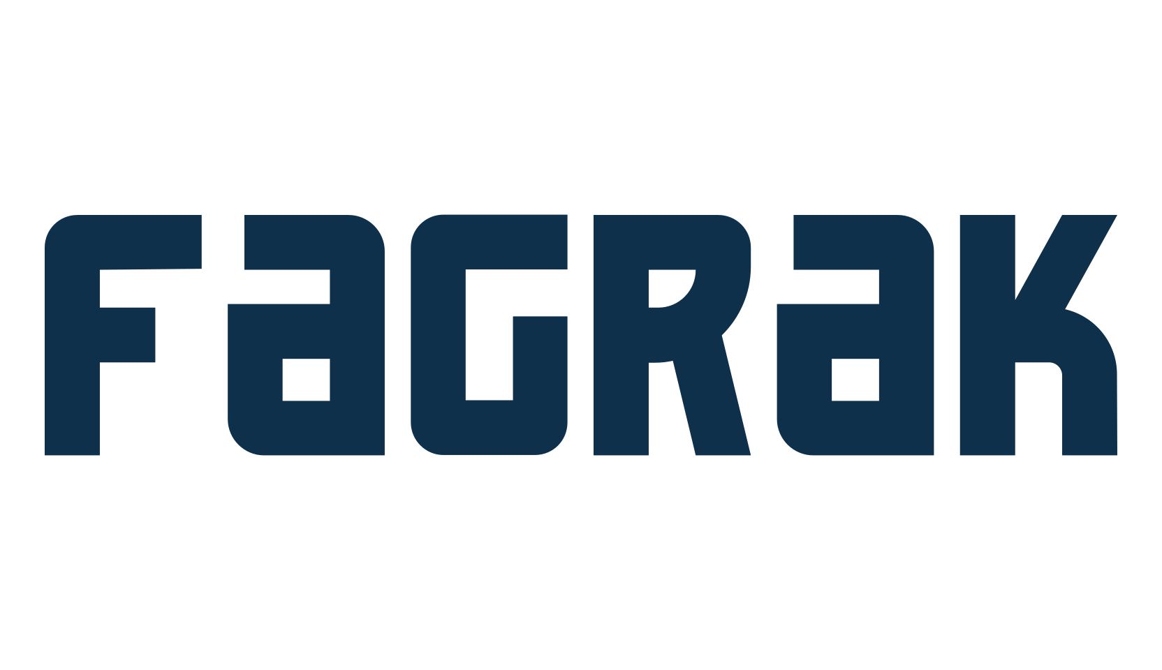 Fagrak, fancy various techno sci-fi font preview