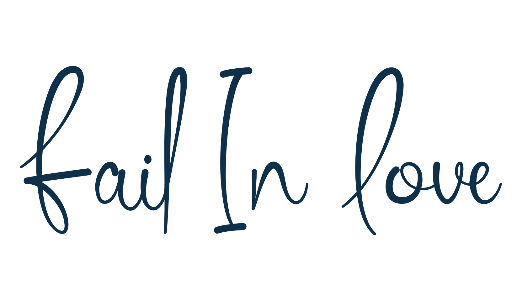 Fail In Love, script handwritten fancy decorative calligraphy font preview