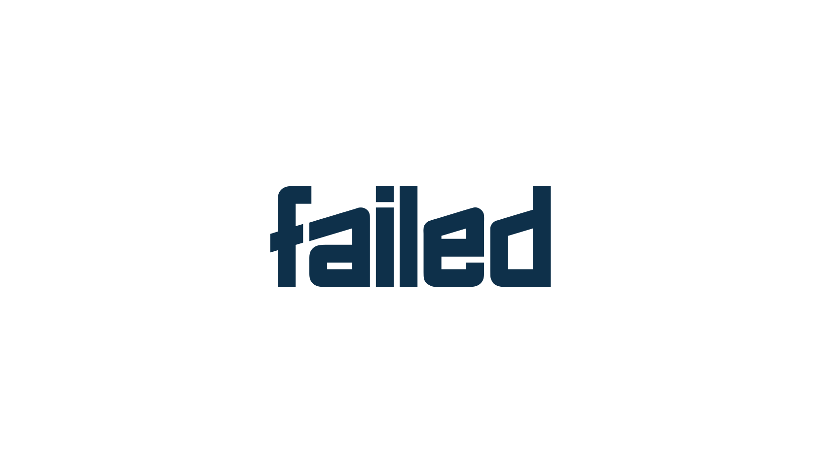 Failed, fancy various techno sci-fi font preview