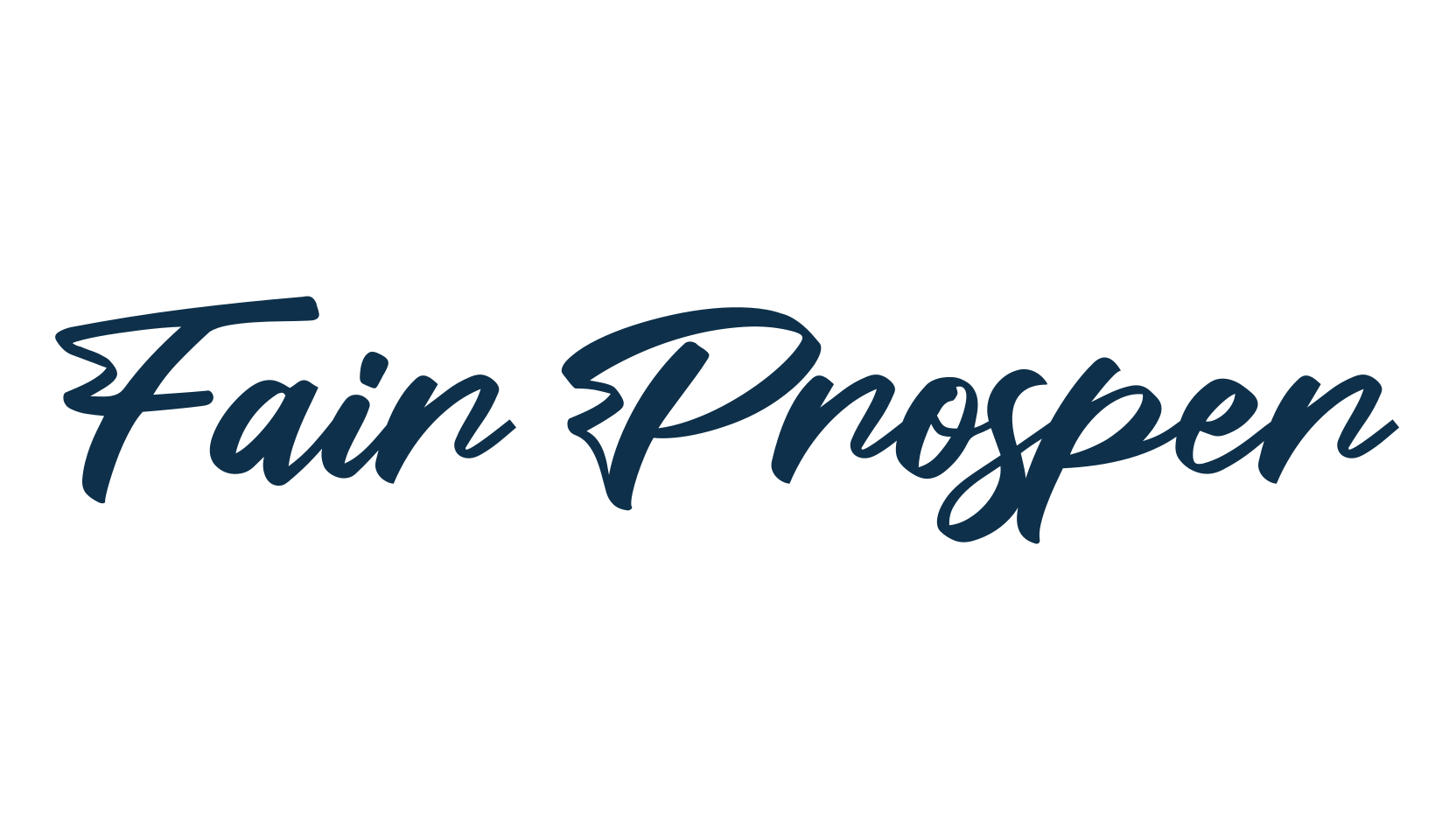 Fair Prosper, calligraphy font preview
