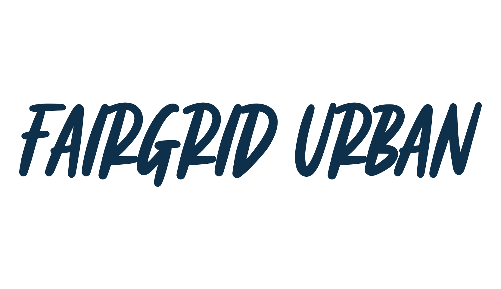 Fairgrid Urban, display market font preview
