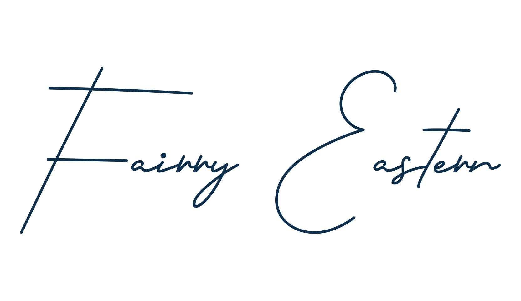 Fairry Eastern, handwriting font preview