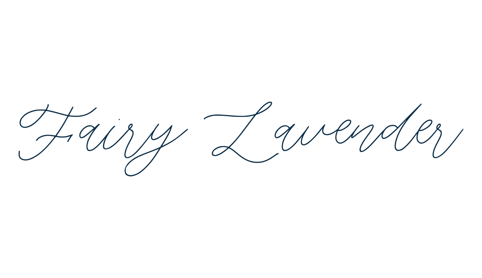 Fairy Lavender, script handwritten fancy decorative calligraphy font preview