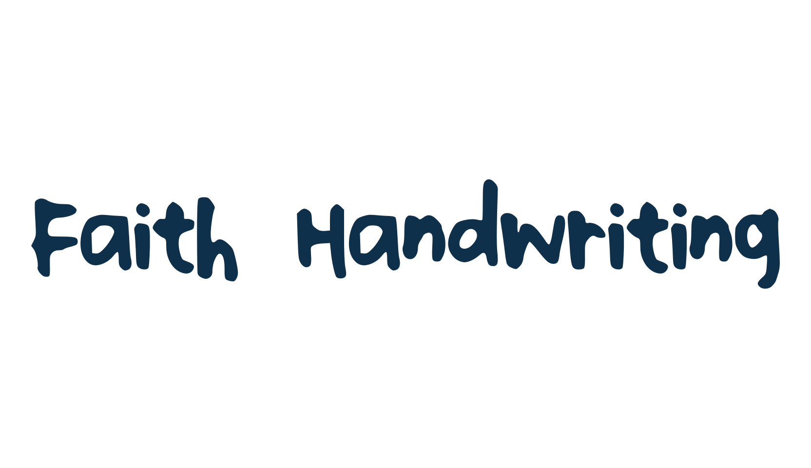 Faith Handwriting, script handwritten fancy decorative calligraphy font preview