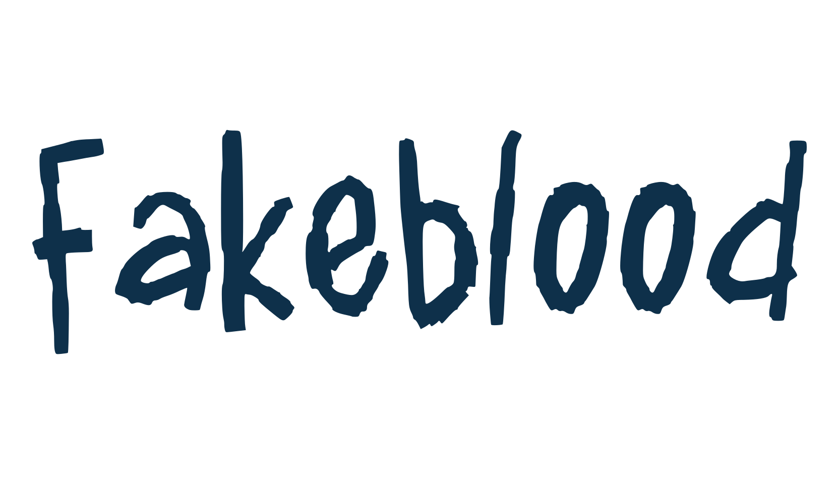 Fakeblood, holiday halloween fancy decorative horror font preview