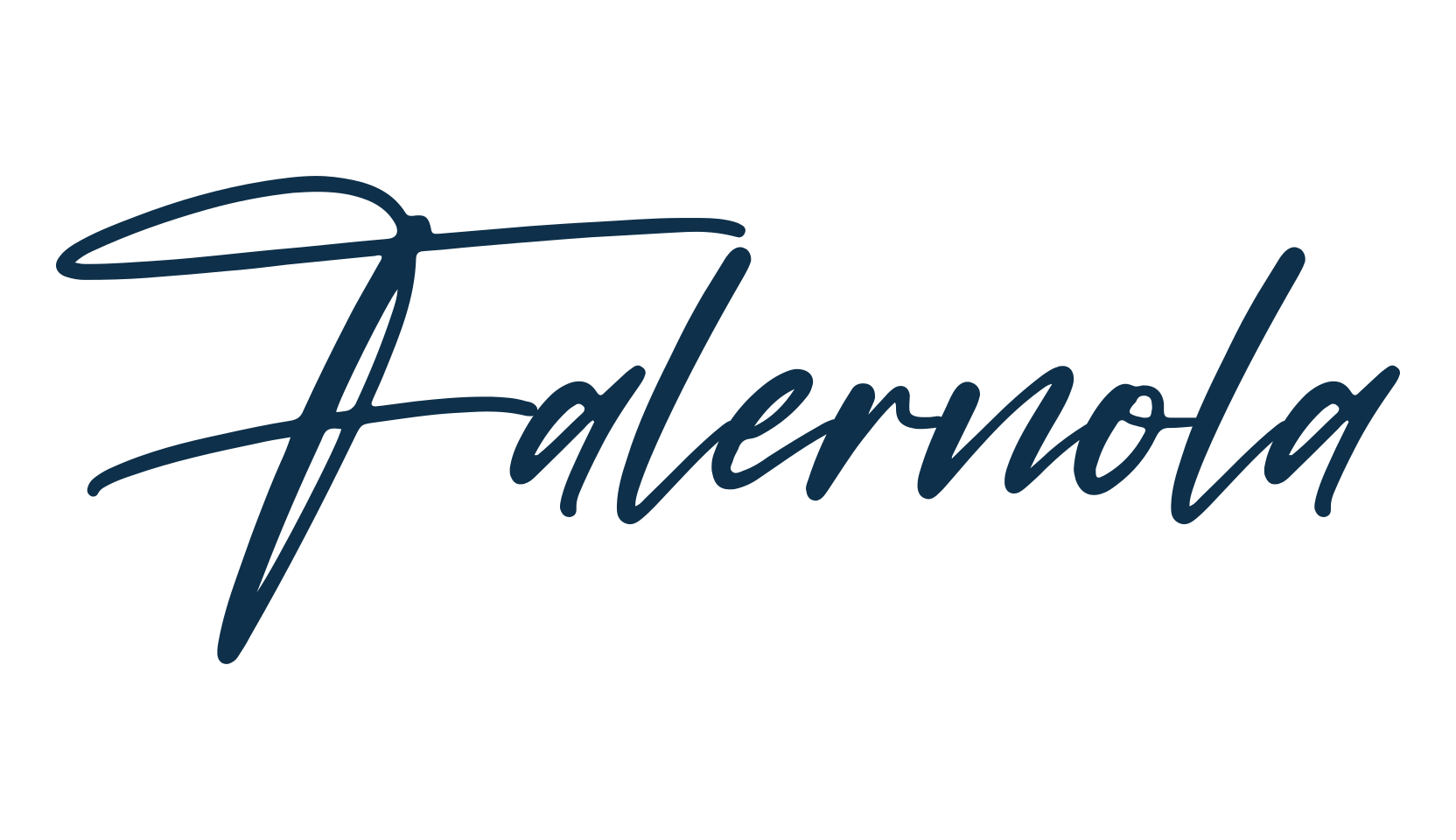 Falernola, script handwritten fancy decorative calligraphy font preview