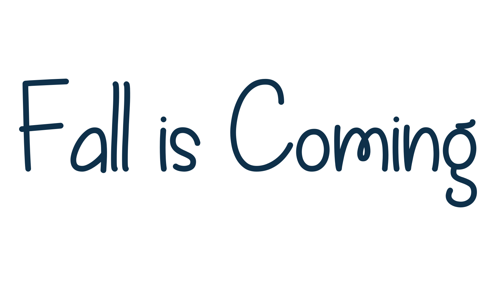 Fall is Coming, script handwritten fancy decorative calligraphy font preview