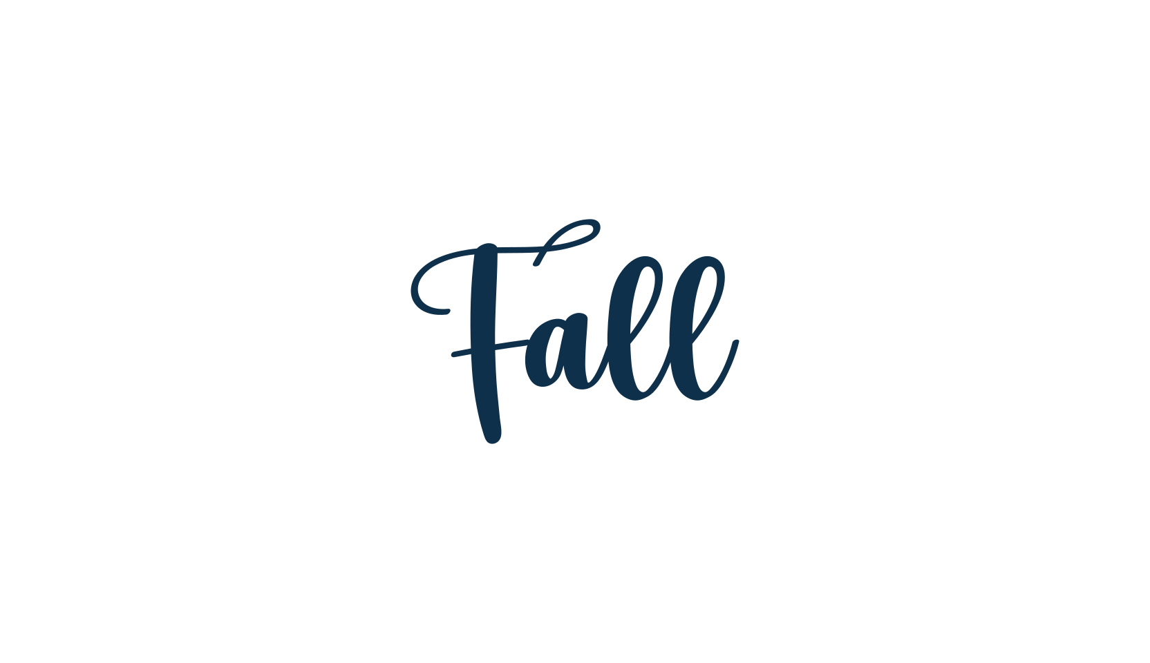 Fall, script calligraphy fancy decorative font preview