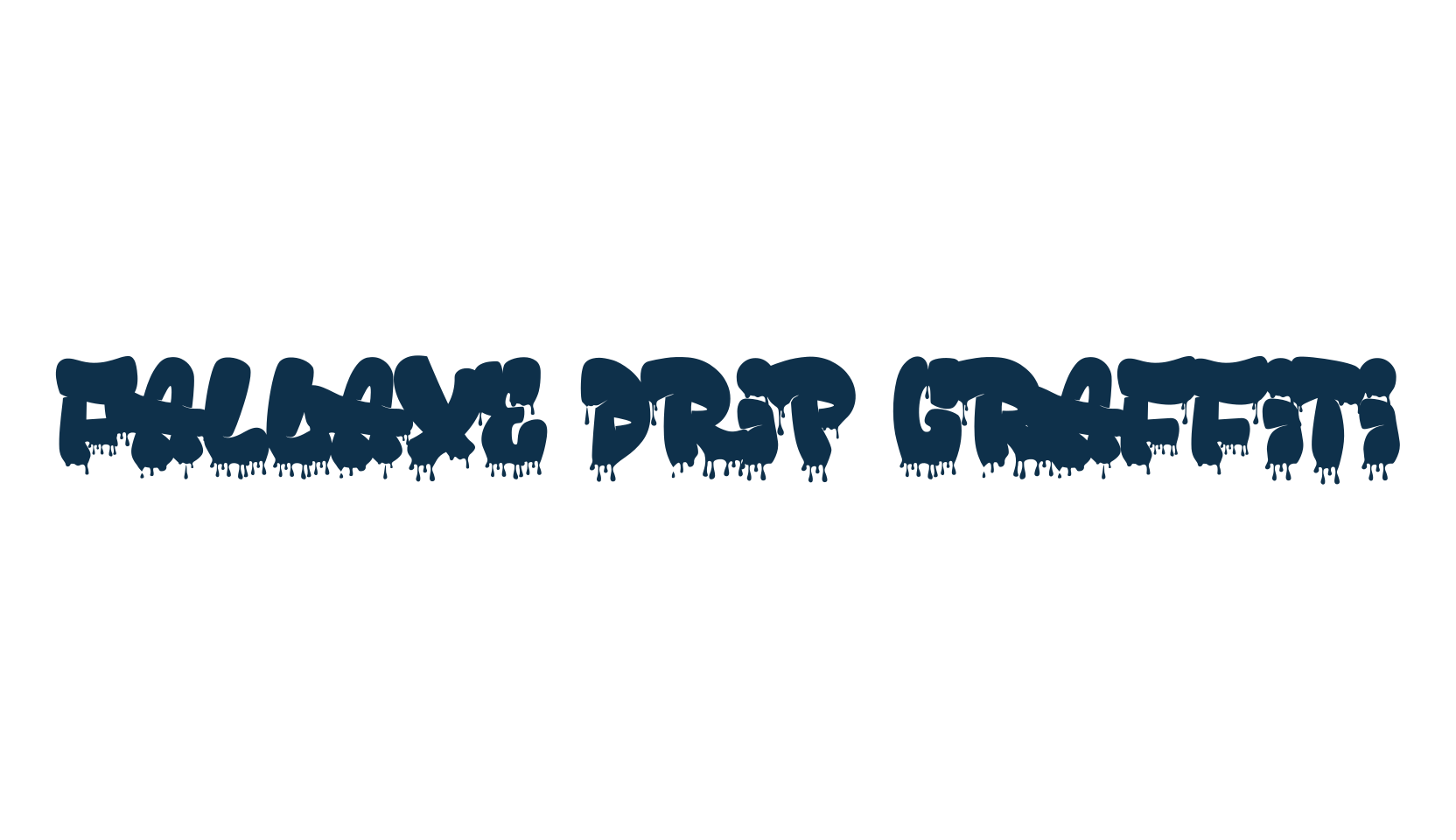 Fallaxe Drip Graffiti, graffiti font preview
