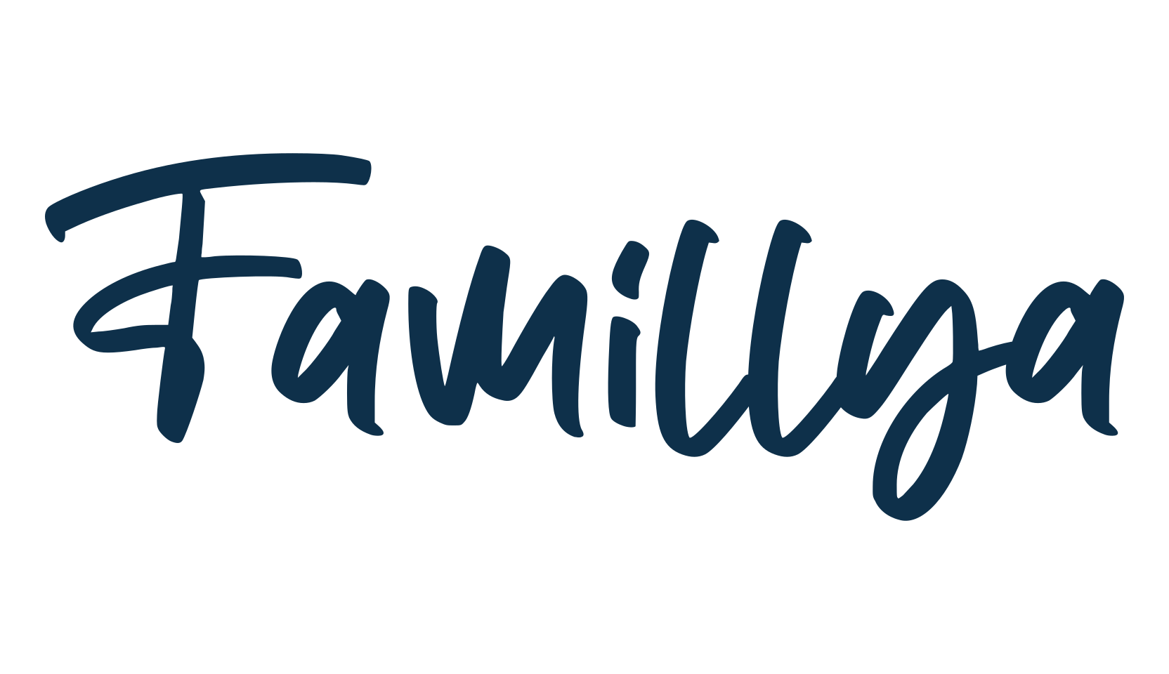 Famillya, script handwritten fancy decorative calligraphy font preview