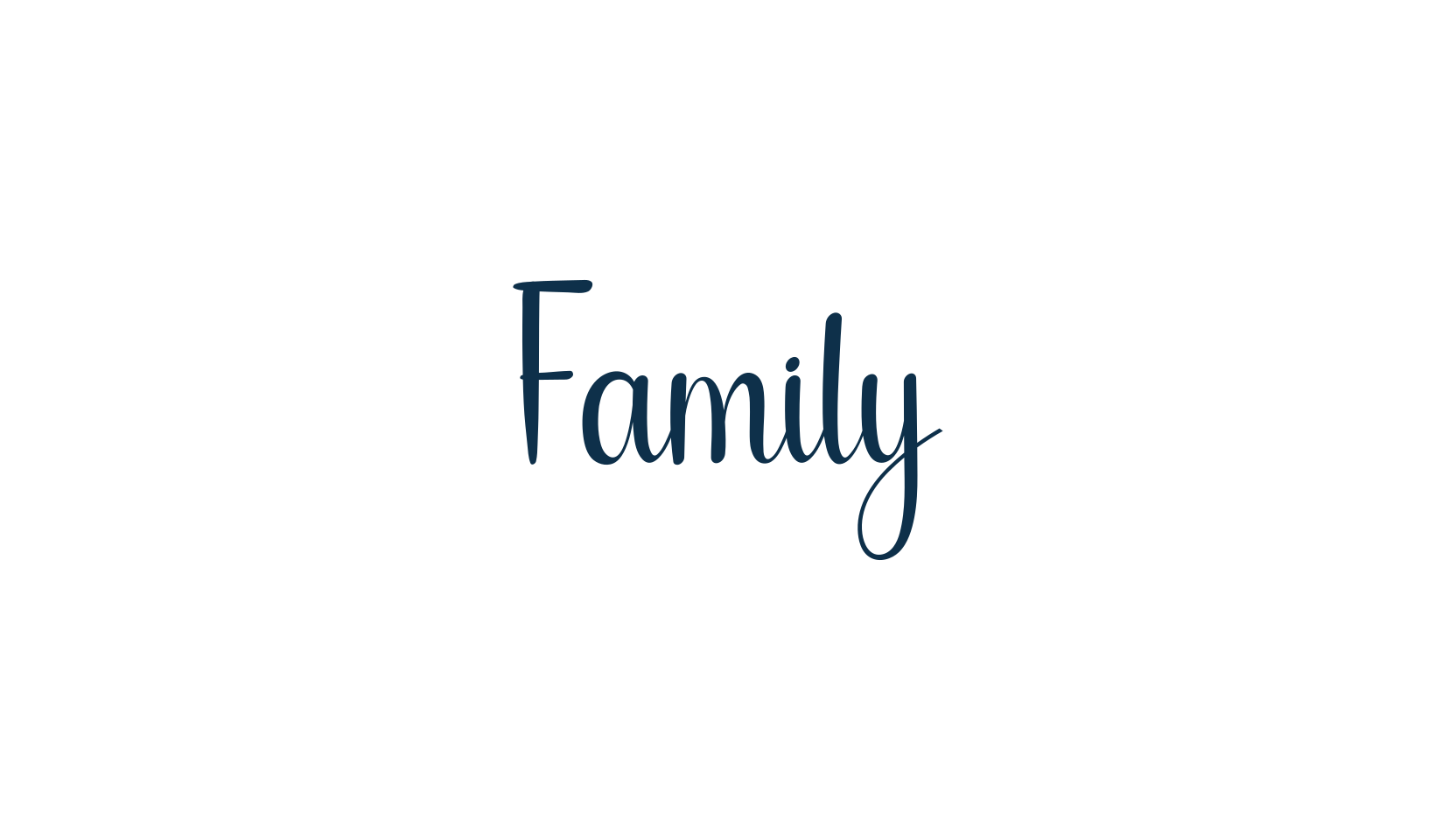 Family (family-9), handwriting font preview
