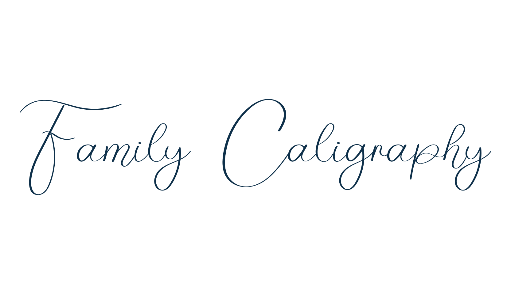 Family Caligraphy, script calligraphy fancy decorative font preview