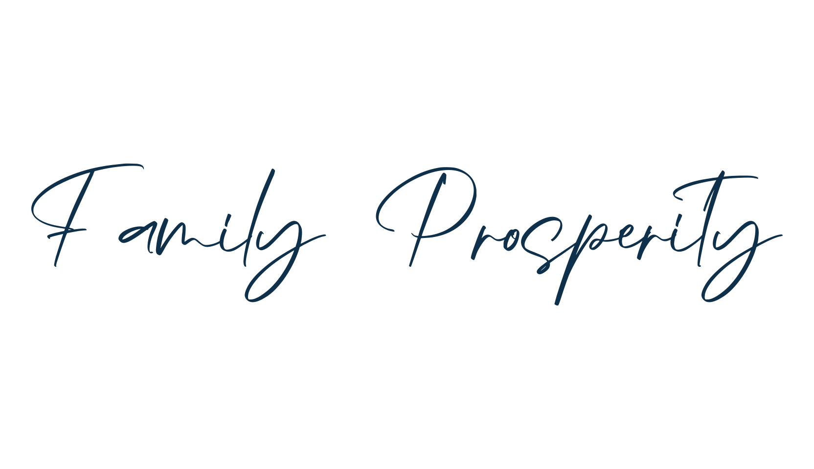 Family Prosperity, script handwritten fancy decorative calligraphy font preview
