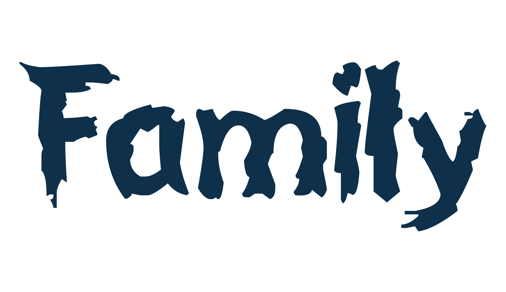 Family (family), halloween font preview