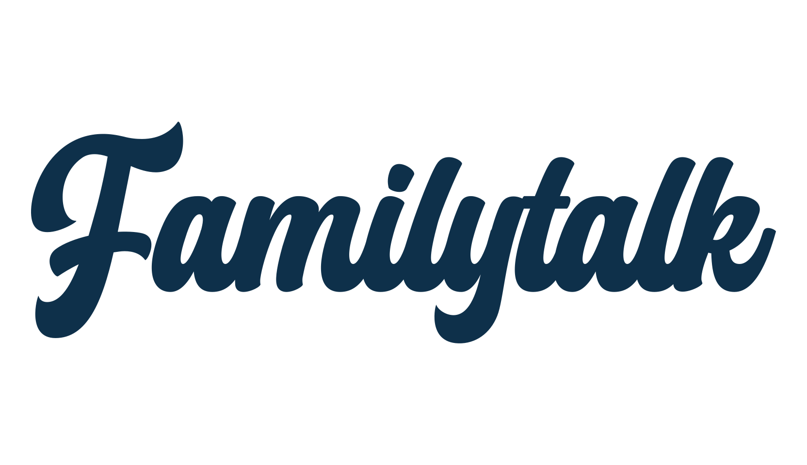 Familytalk, fancy various decorative script calligraphy font preview