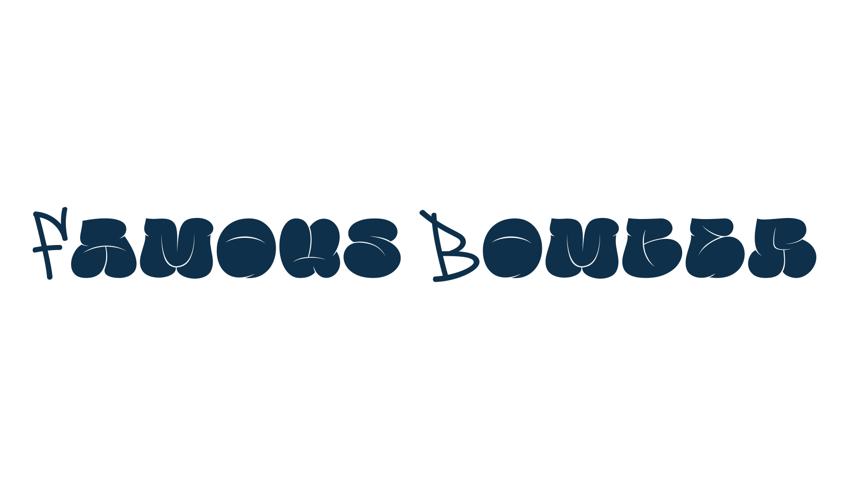 Famous Bomber, script graffiti fancy decorative calligraphy font preview