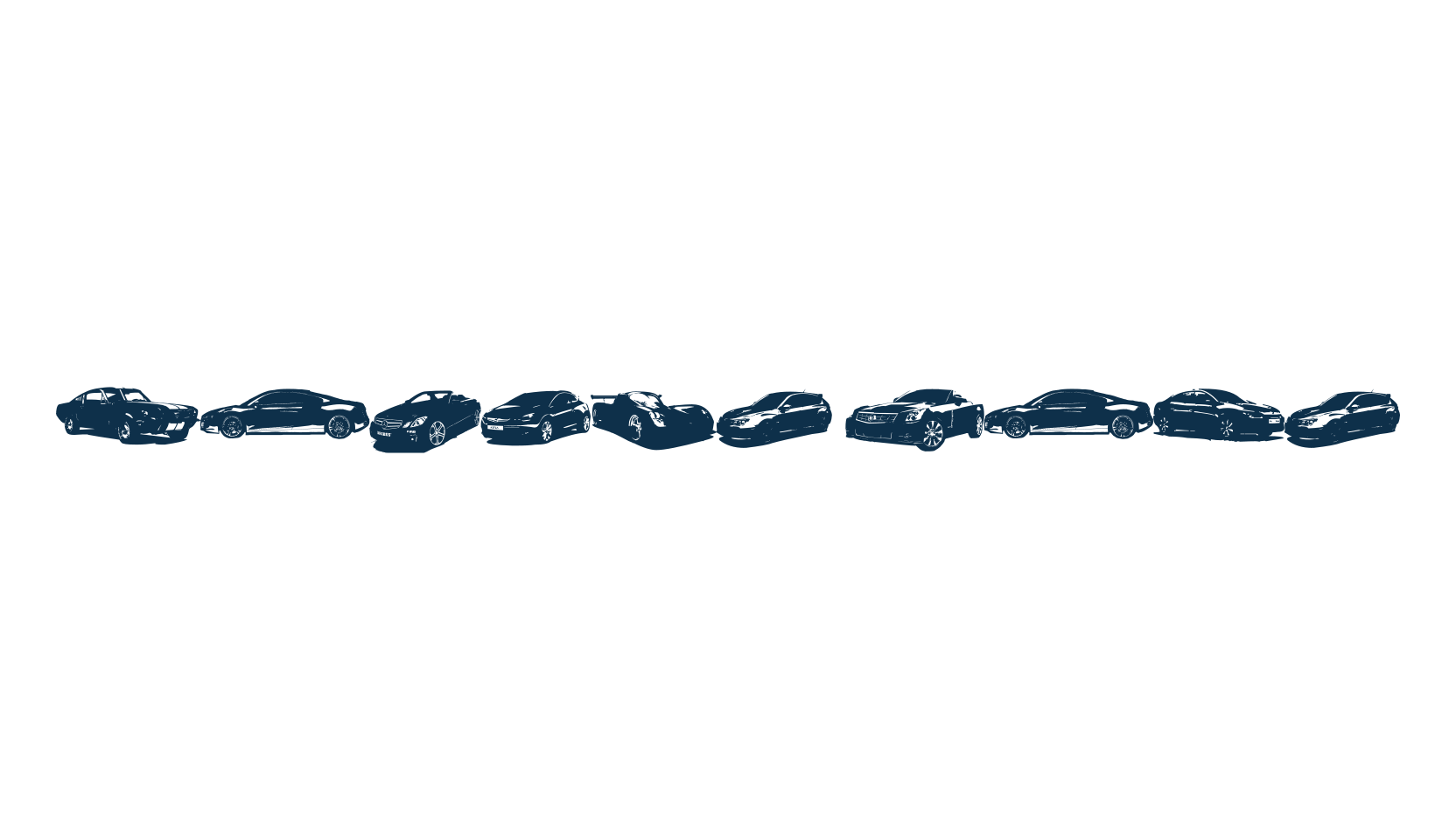 Famous Cars, display market font preview