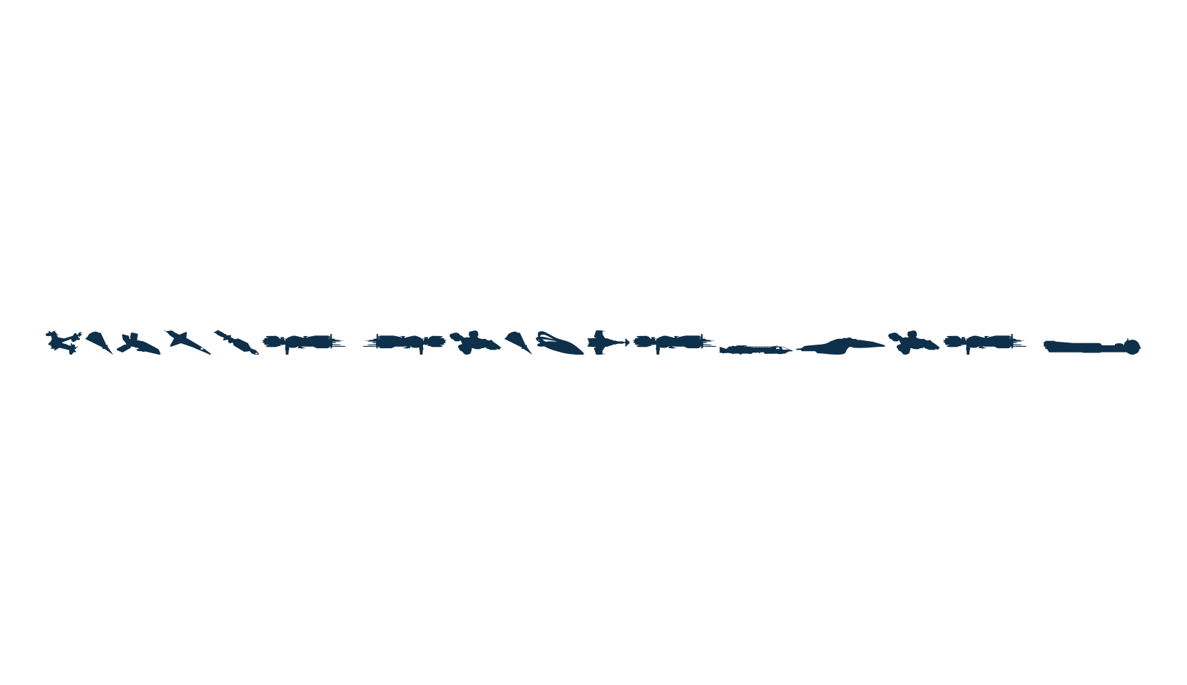 Famous Spaceships 2, fancy decorative font preview