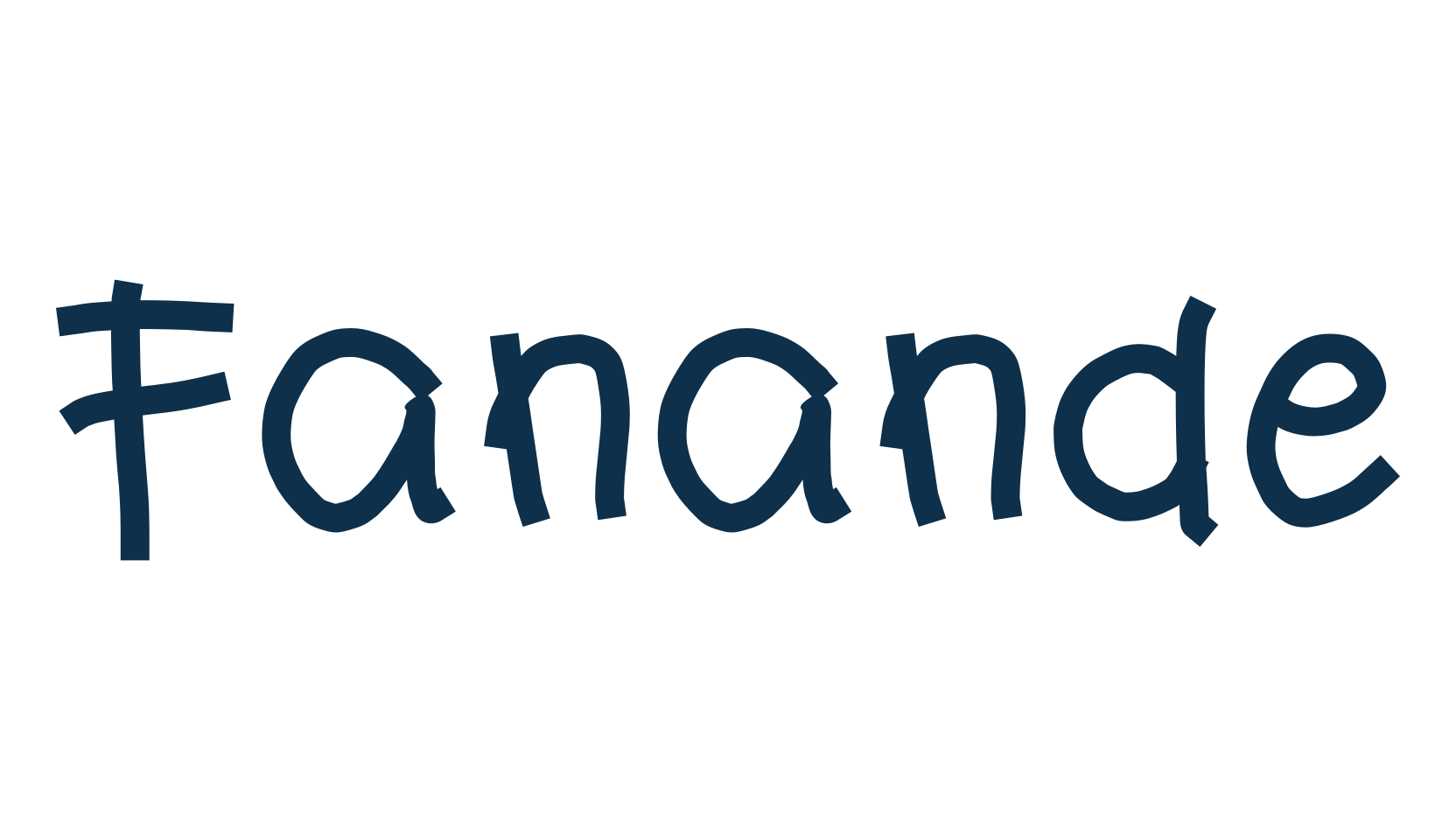 Fanande, various font preview