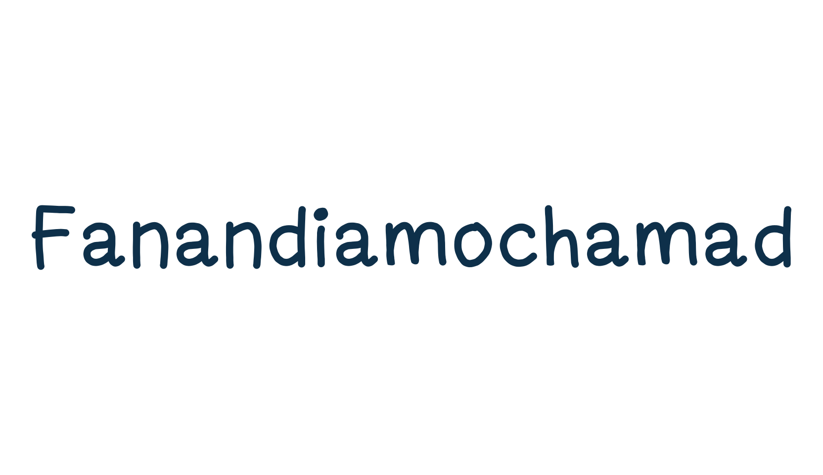 Fanandiamochamad, fancy various decorative script calligraphy font preview