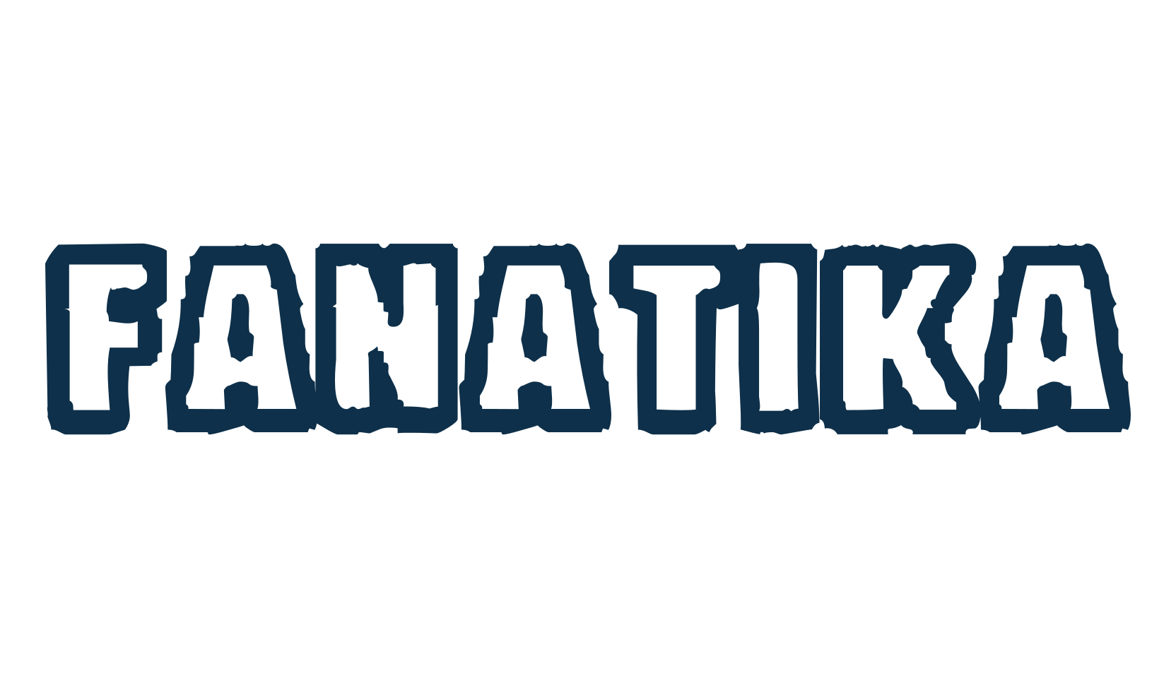 Fanatika, fancy destroy decorative font preview