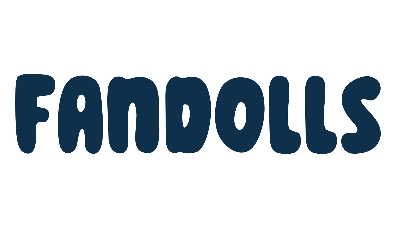 Fandolls, fancy cartoon decorative font preview