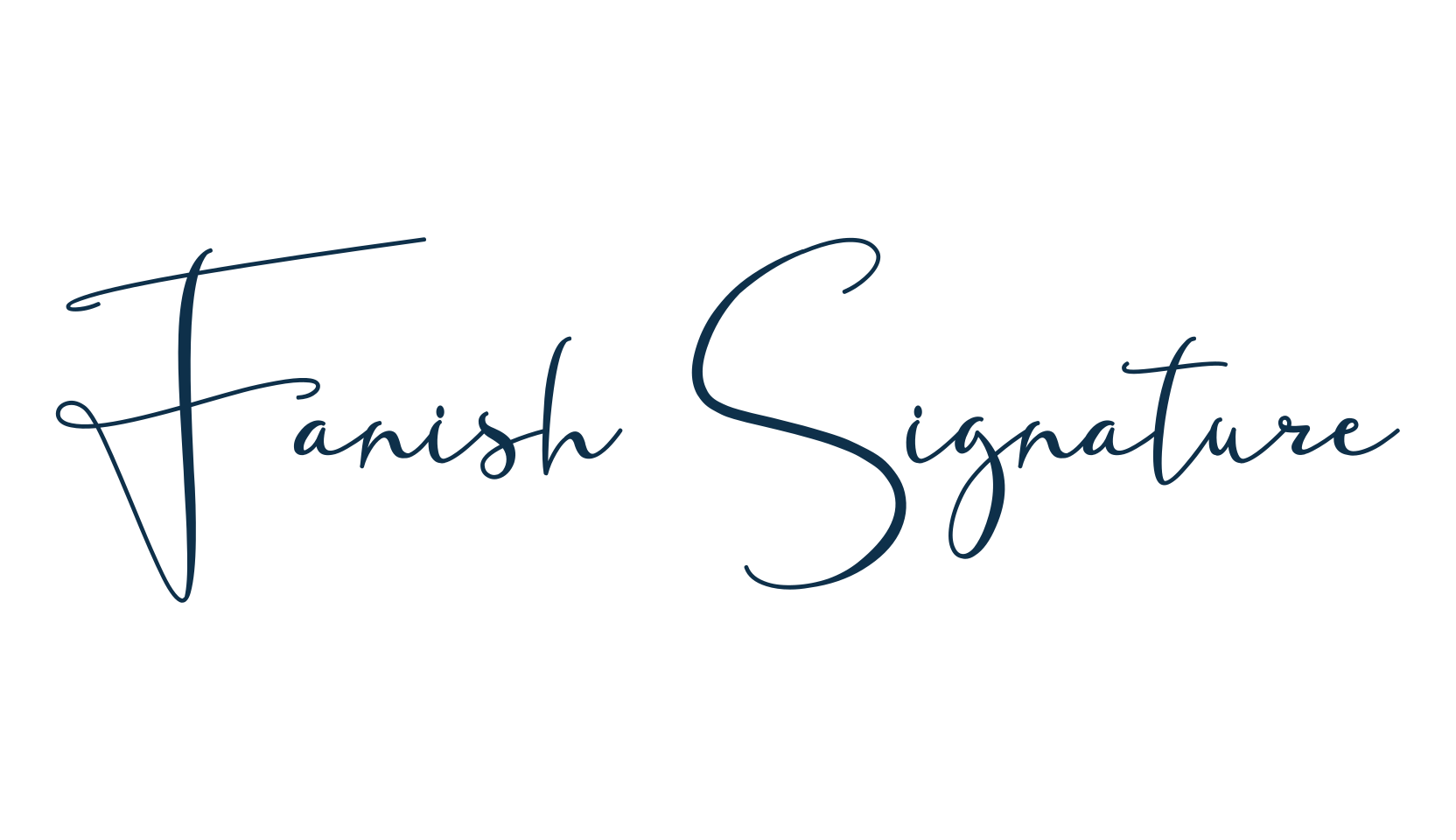 Fanish Signature, script handwritten fancy decorative calligraphy font preview