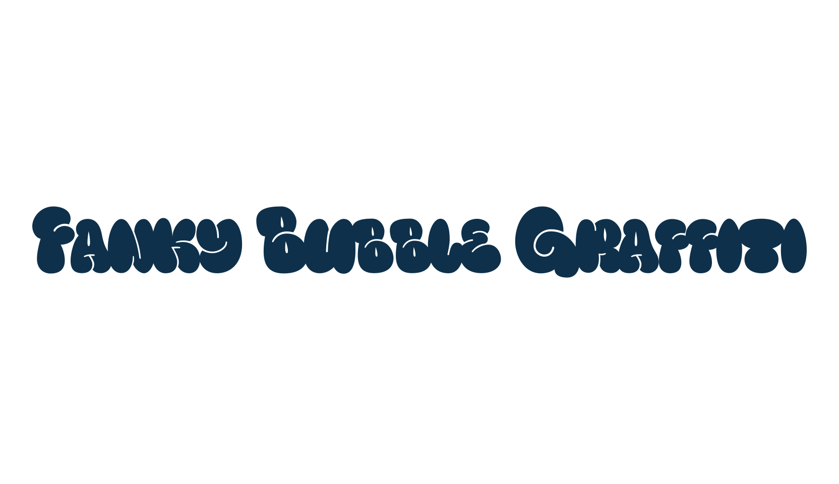 Fanky Bubble Graffiti, graffiti font preview