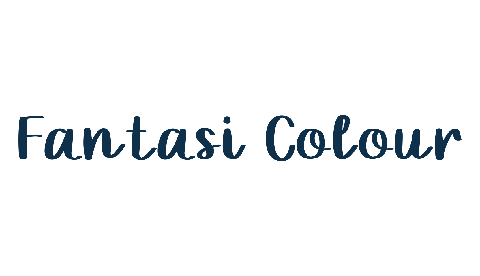 Fantasi Colour, fancy various decorative script calligraphy font preview