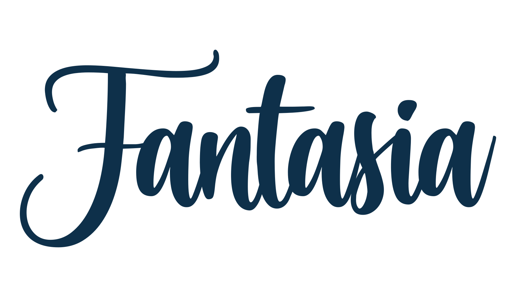 Fantasia (fantasia-3), fancy various decorative script calligraphy font preview