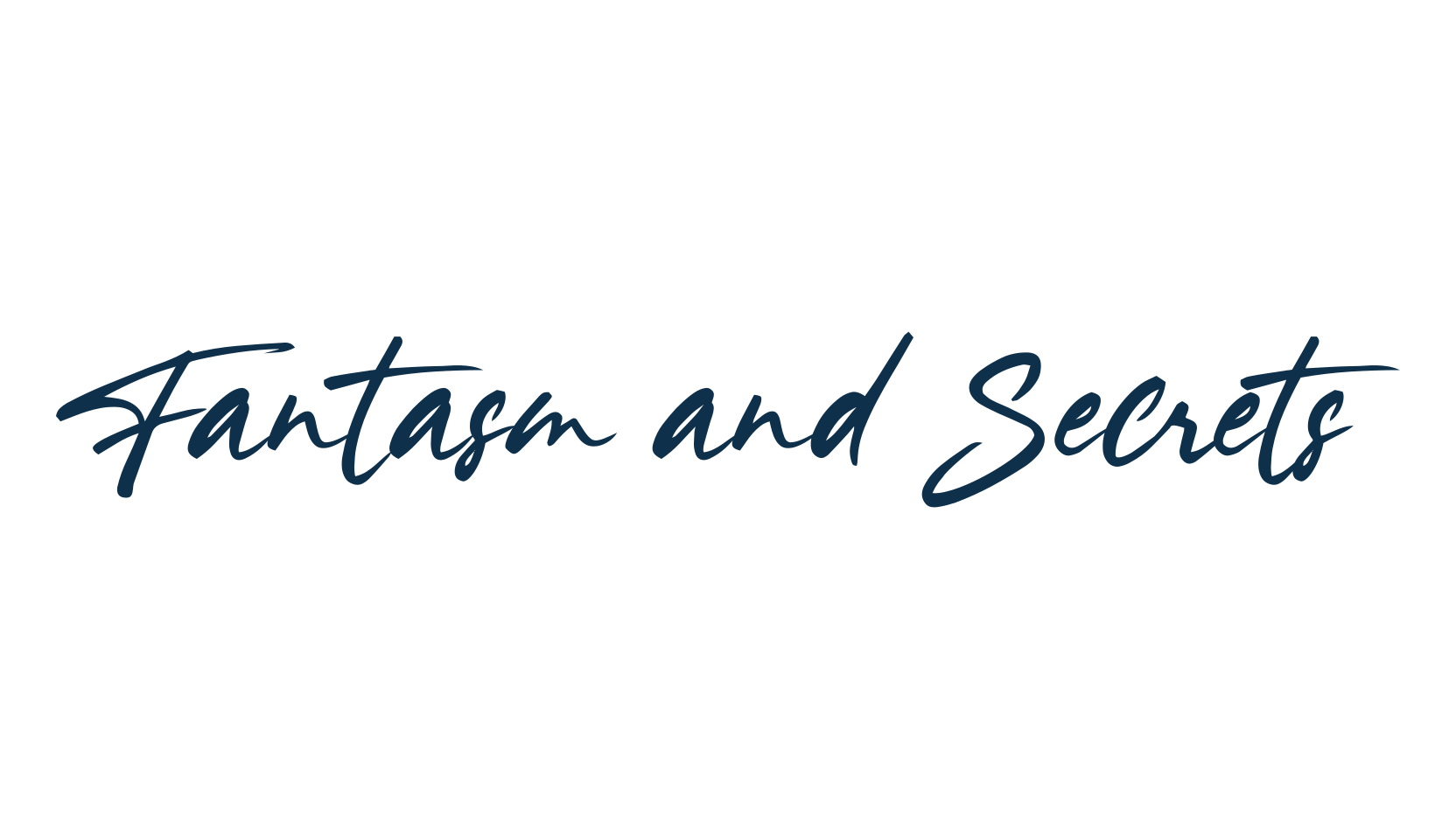 Fantasm and Secrets, script handwritten fancy decorative calligraphy font preview