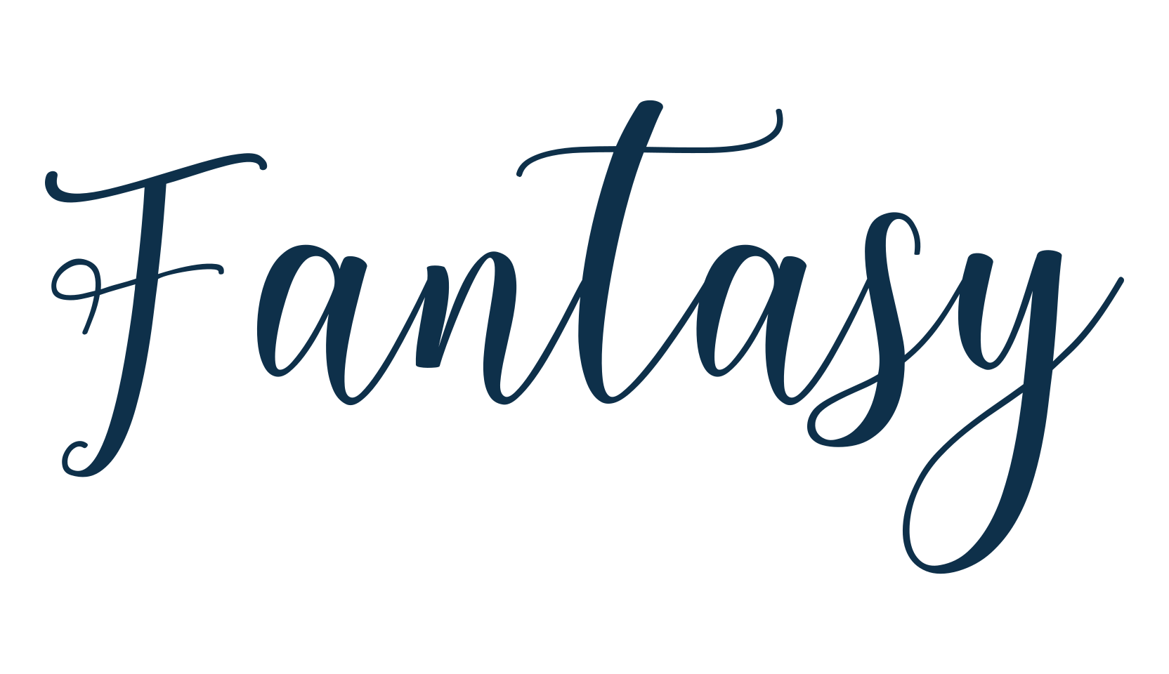 Fantasy (fantasy-2), calligraphy font preview