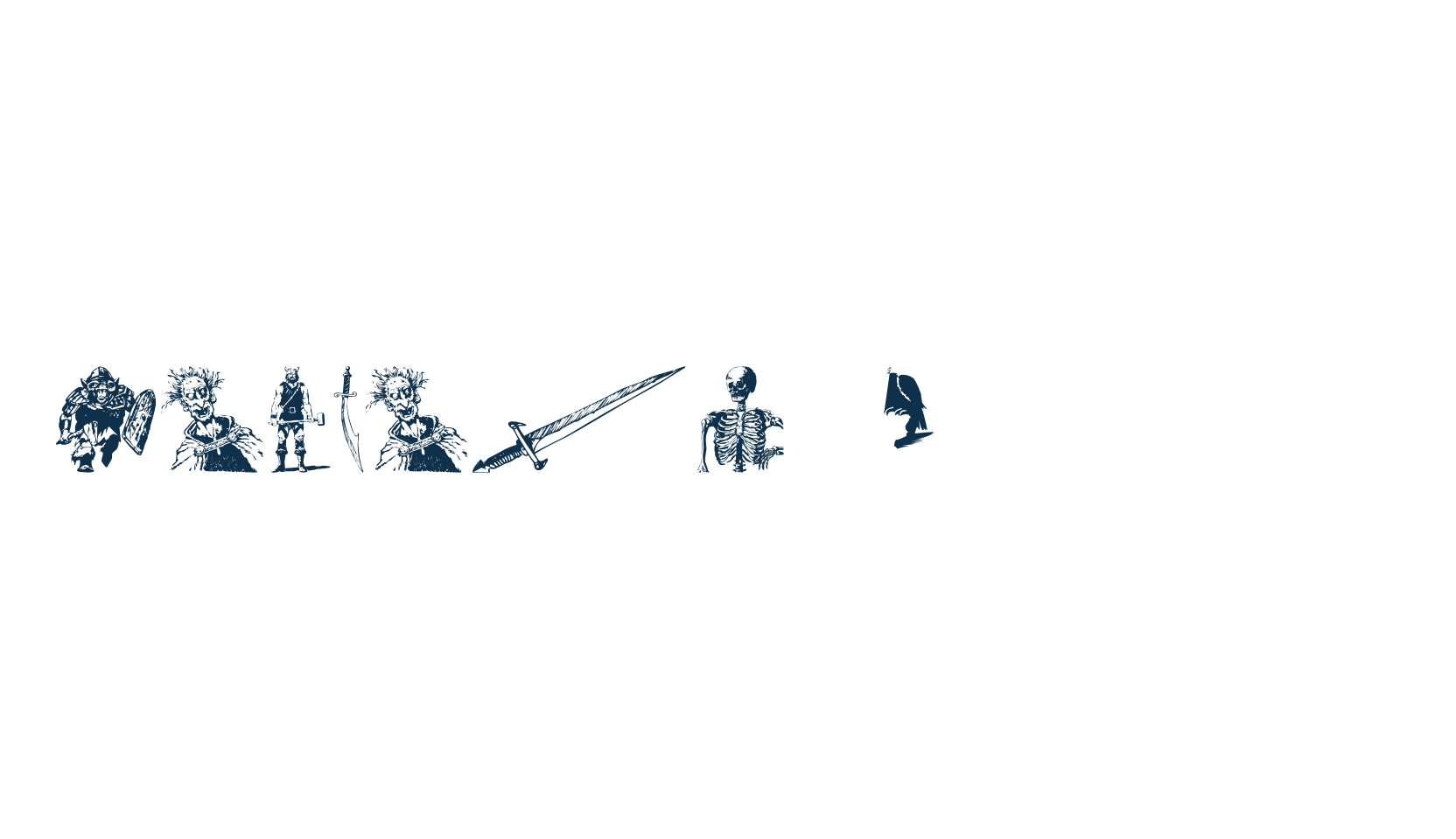 Fantasy Clipart, display market font preview