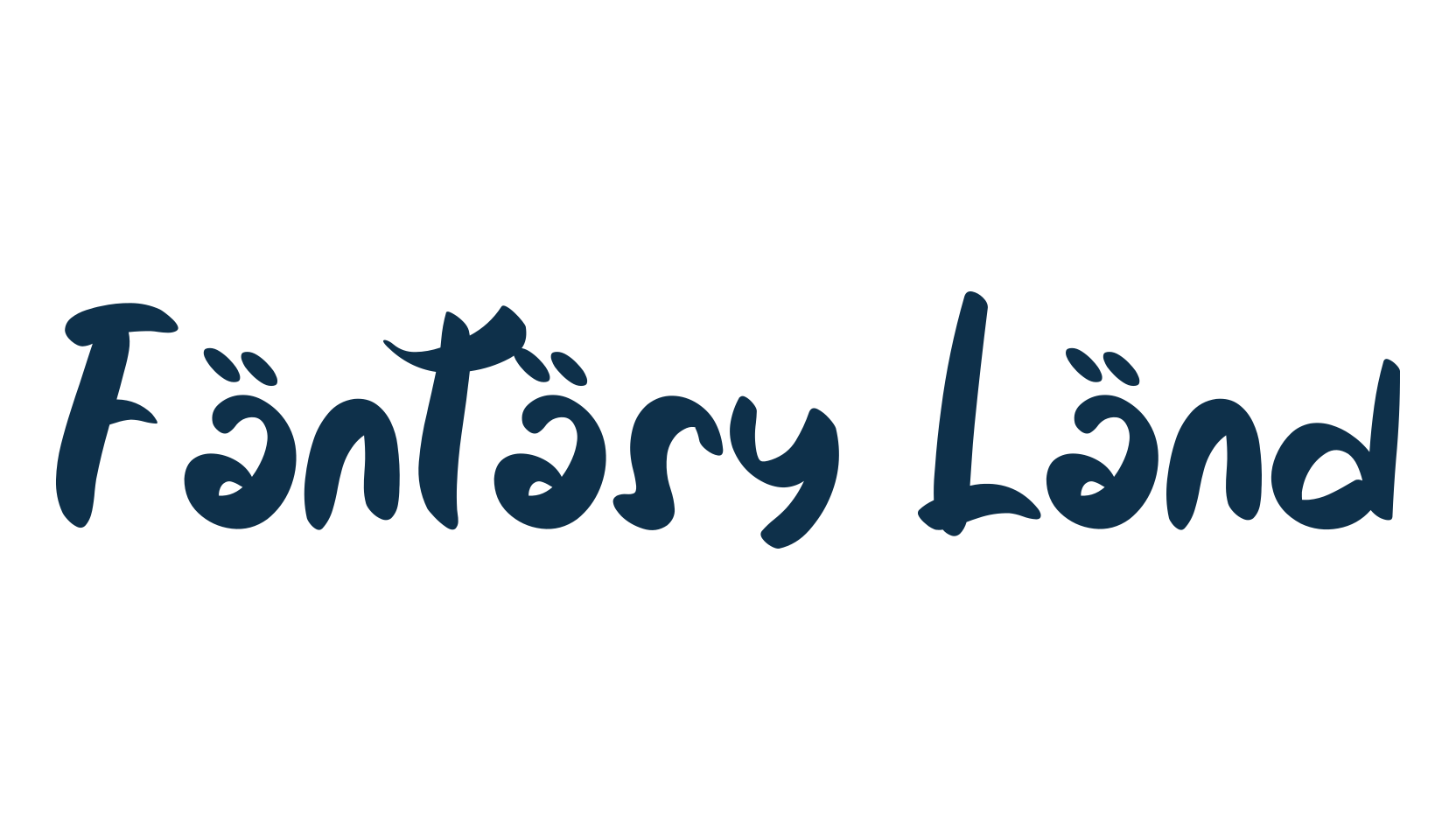 Fantasy Land, display market font preview