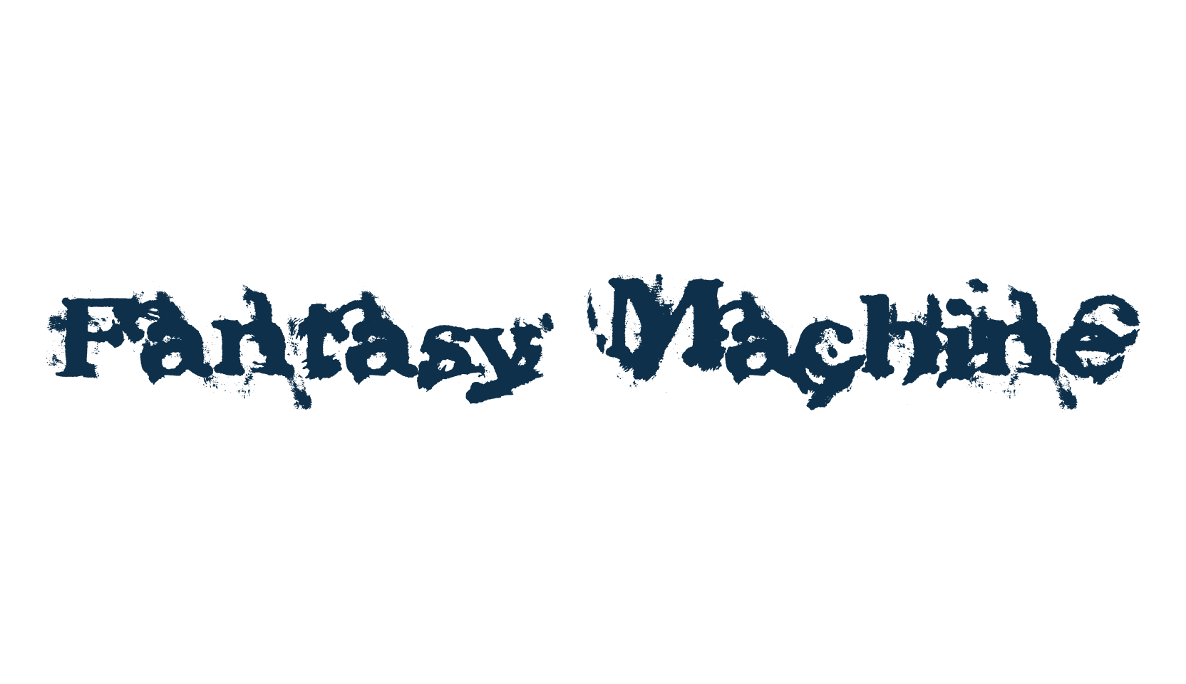 Fantasy Machine, destroy font preview