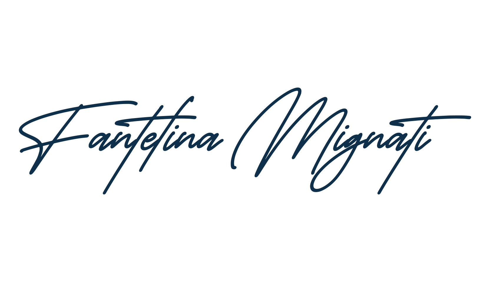 Fantelina Mignati, script handwritten fancy decorative calligraphy font preview