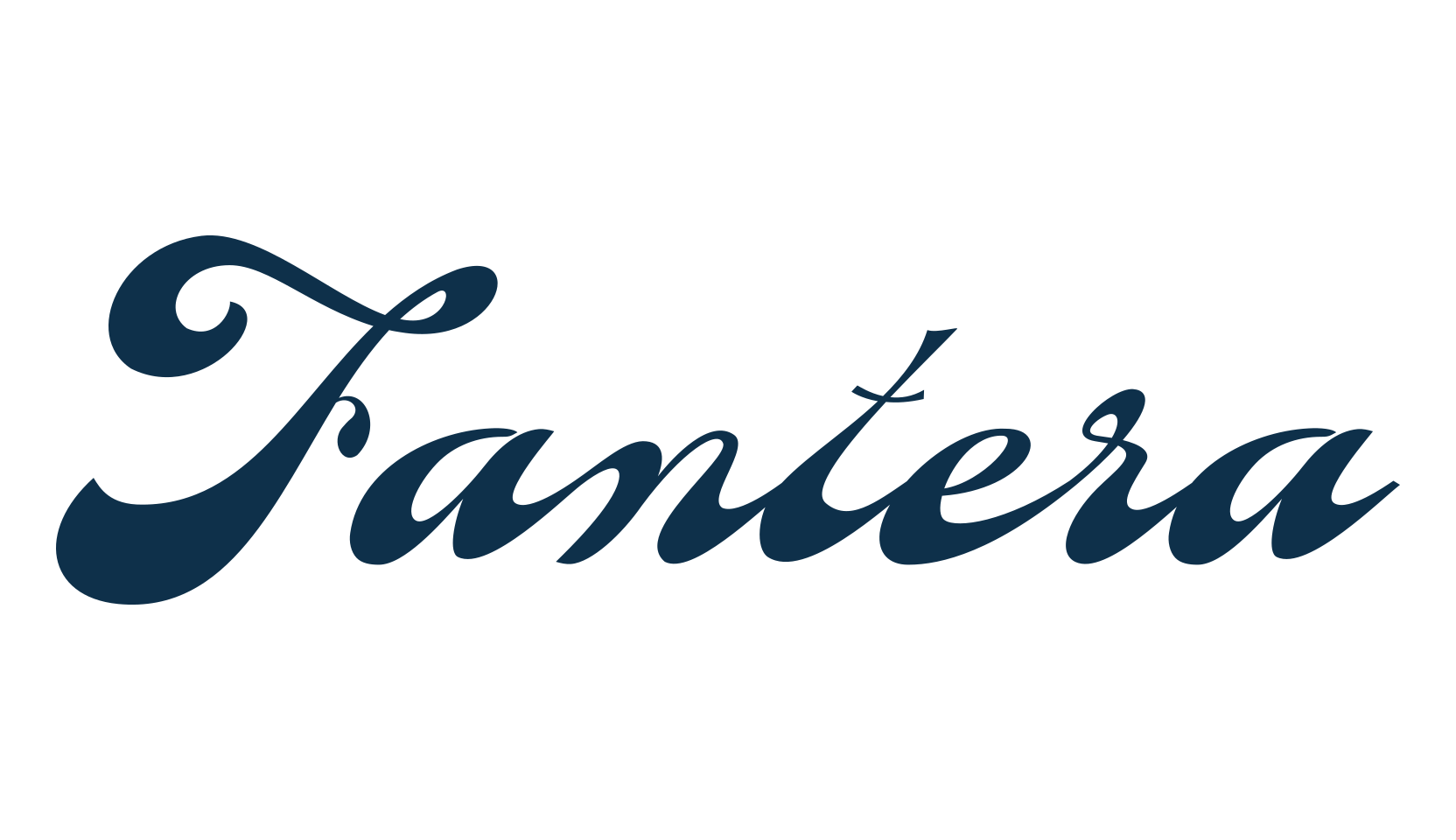Fantera, fancy old school decorative script calligraphy font preview
