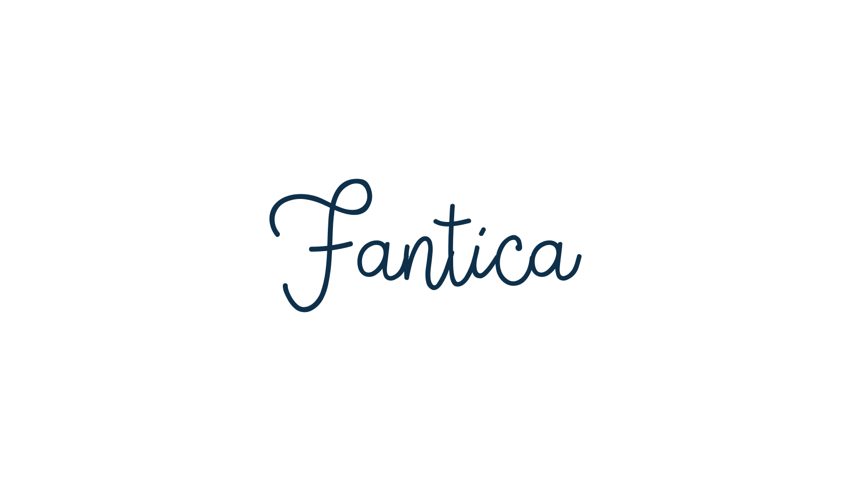 Fantica, handwriting font preview