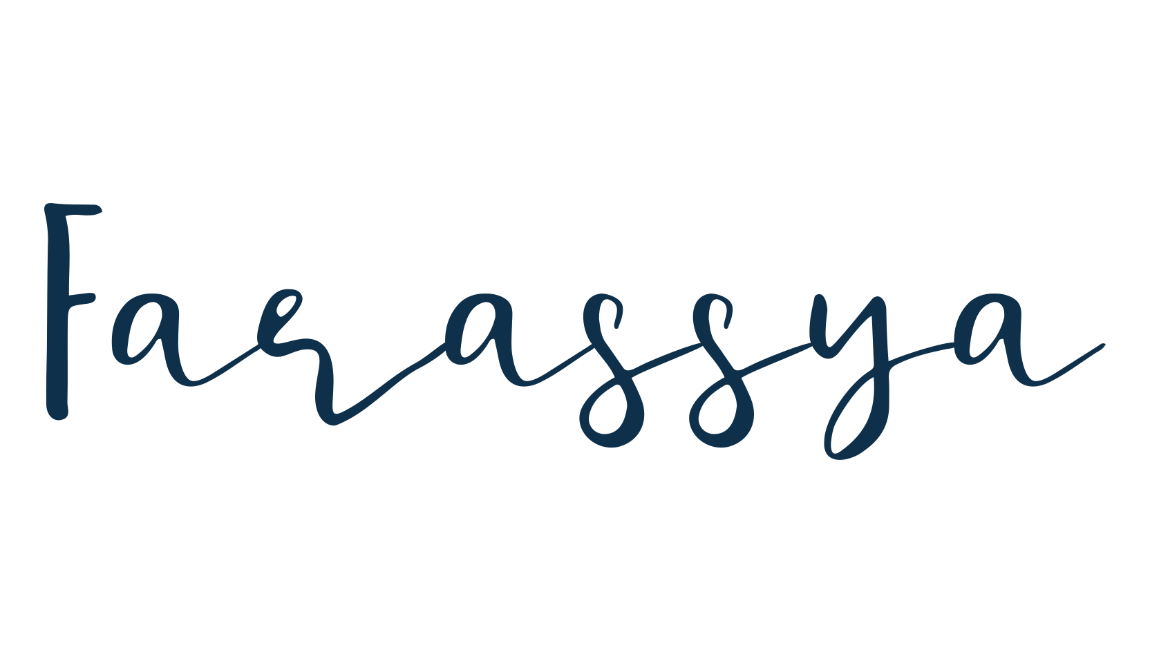 Farassya, calligraphy font preview