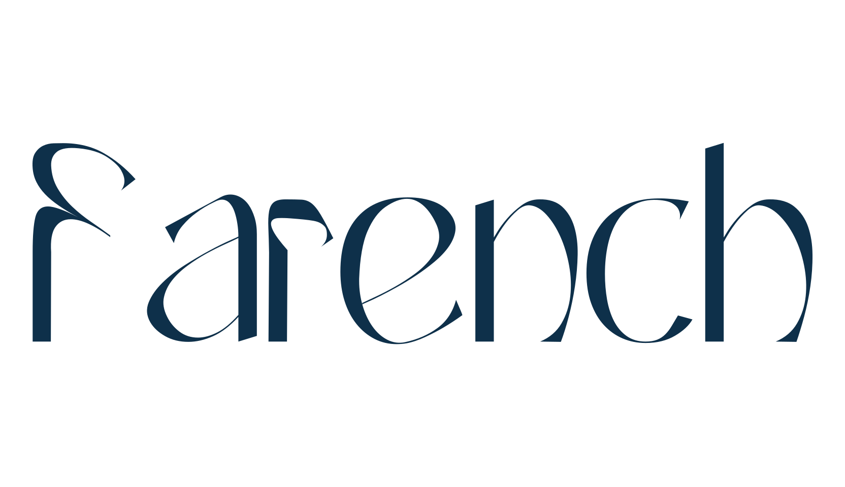 Farench, various font preview