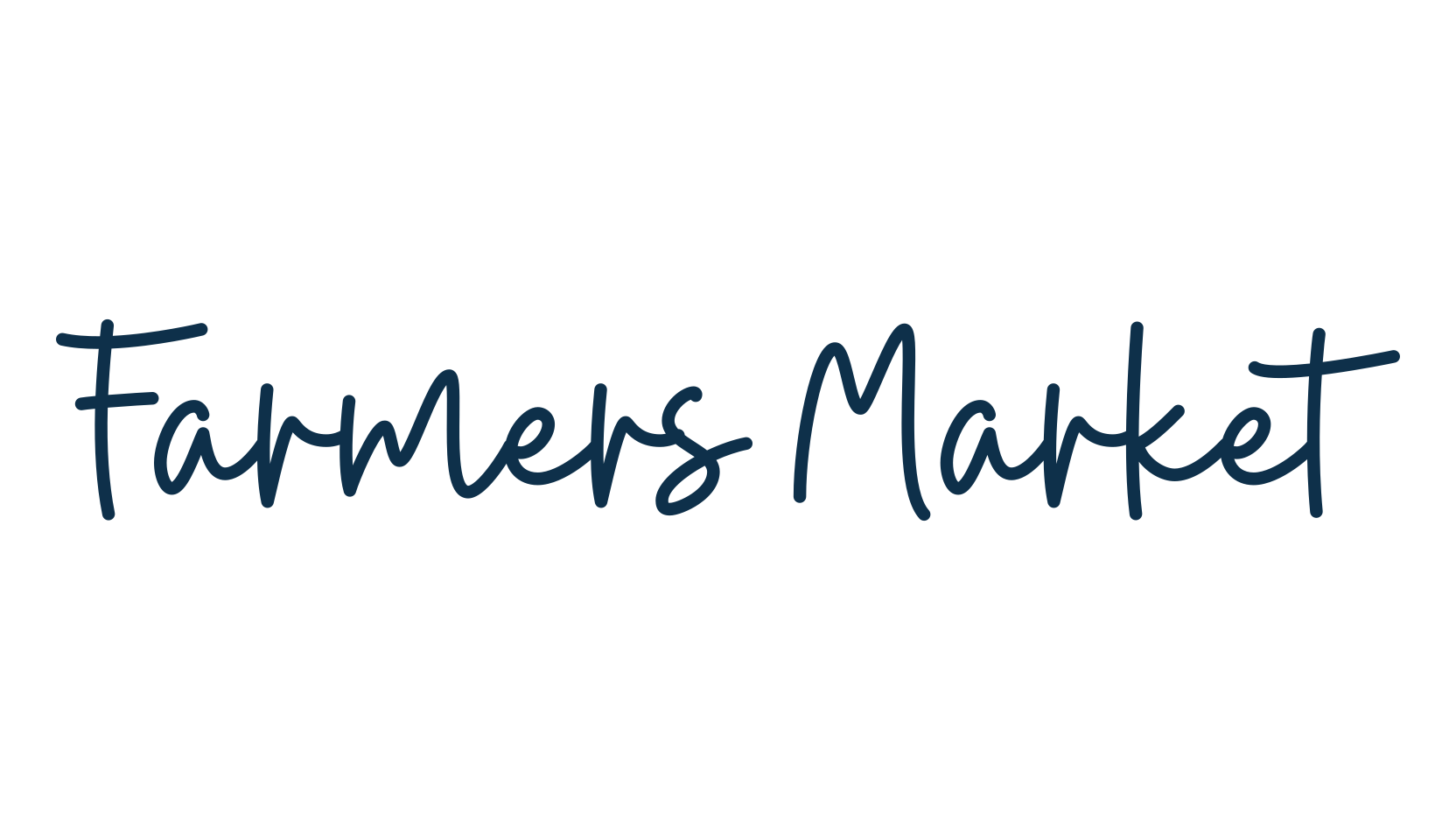 Farmers Market, script handwritten fancy decorative calligraphy font preview